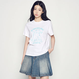 WOMAN POLAR BEAR SHORT SLEEVE T-SHIRT WHITE