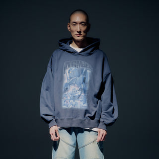 MOBILE SUIT GUNDAM OPERATION V BIO WASHING HOODIE CHARCOAL