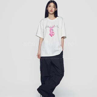 SEMI WIDE PARACHUTE CARGO POCKET PANTS BLACK