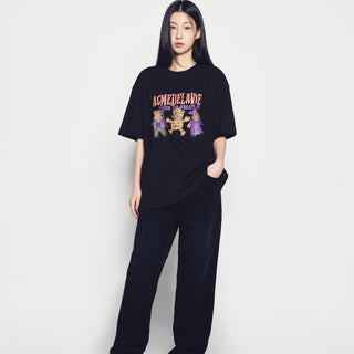 AC BEAR FRIEND HALLOWEEN SHORT SLEEVE T-SHIRT BLACK