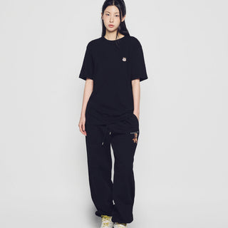 AC BEAR BASIC LOGO ZURRY PANTS BLACK