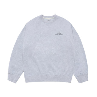 UPSIDE DOWN LOGO NAPPING ZURRY SWEATSHIRTS MELANGE