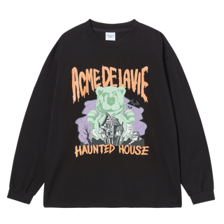 AC BEAR HALLOWEEN LONG SLEEVE T-SHIRT BLACK
