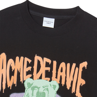 AC BEAR HALLOWEEN LONG SLEEVE T-SHIRT BLACK