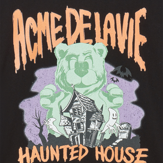 AC BEAR HALLOWEEN LONG SLEEVE T-SHIRT BLACK