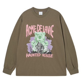 AC BEAR HALLOWEEN LONG SLEEVE T-SHIRT COCOA