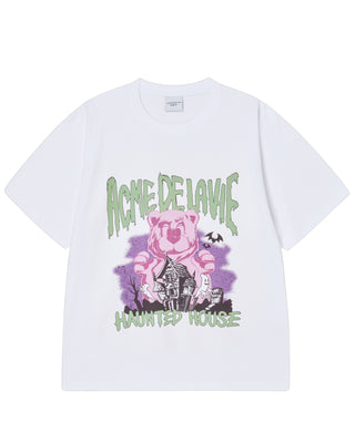 AC BEAR HALLOWEEN SHORT SLEEVE T-SHIRT WHITE