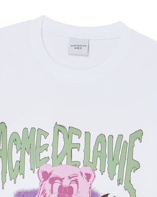 AC BEAR HALLOWEEN SHORT SLEEVE T-SHIRT WHITE