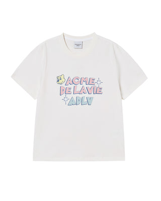 WOMAN AC BEAR CANDY SHORT SLEEVE T-SHIRT CREAM