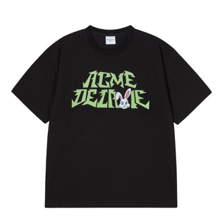 BAD BUNNY LOGO SHORT SLEEVE T-SHIRT BLACK