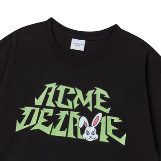 BAD BUNNY LOGO SHORT SLEEVE T-SHIRT BLACK