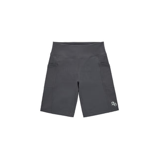 SYMBOL LOGO BIKER SHORTS CHARCOAL
