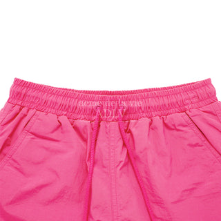 NYLON WATERPROOF SHORT PANTS PINK