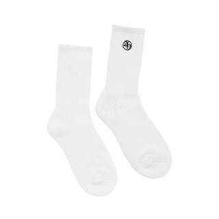 CIRCLE SYMBOL SOCKS WHITE