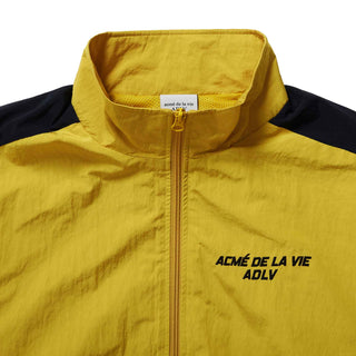 MULTICOLOR WOVEN SETUP JACKET YELLOW