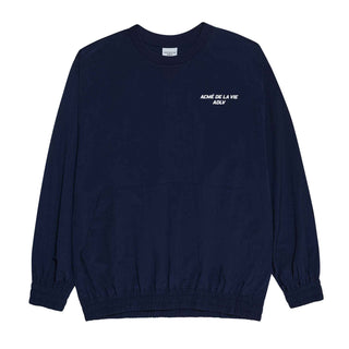 ADLV SPORTY LOGO WOVEN SHIRT NAVY