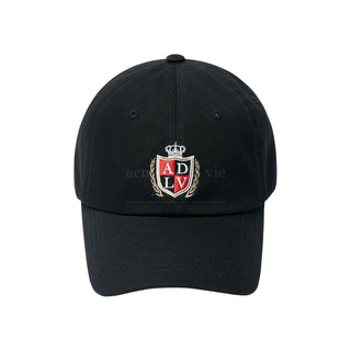 ADLV NOBLE LOGO BALL CAP BLACK