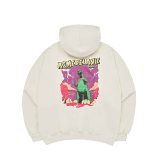 CARTOON DIN2LS CREATURE HOODIE CREAM