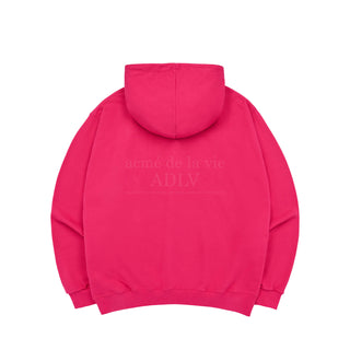 GRADATION METAL BEAR HOODIE PINK