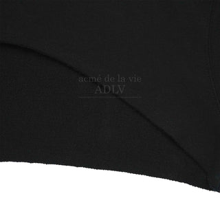 CIRCLE NEW SYMBOL LOGO BOLERO HOODIE BLACK