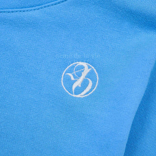 CIRCLE NEW SYMBOL LOGO BOLERO HOODIE BLUE