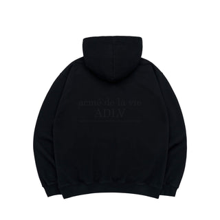 NEW SYMBOL APPLIQUE HOODIE BLACK