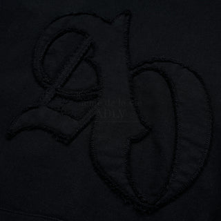 NEW SYMBOL APPLIQUE HOODIE BLACK