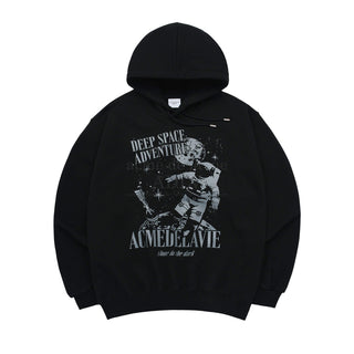 ASTRONAUT ADVENTURE HOODIE BLACK