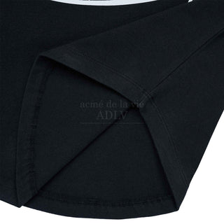 STAR LOGO CROP TRACK LONG SLEEVE T-SHIRT BLACK