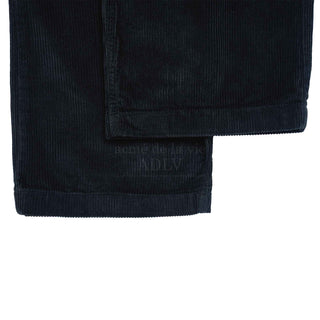 CORDUROY BRUSHED WASHING PANTS BLACK