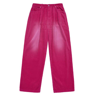 CORDUROY BRUSHED WASHING PANTS PINK