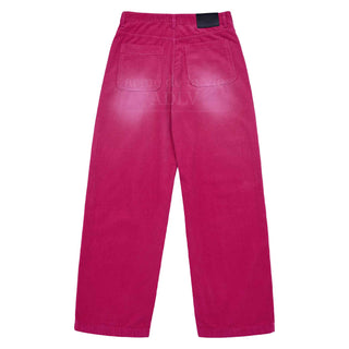 CORDUROY BRUSHED WASHING PANTS PINK