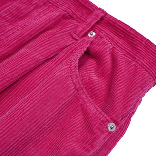 CORDUROY BRUSHED WASHING PANTS PINK