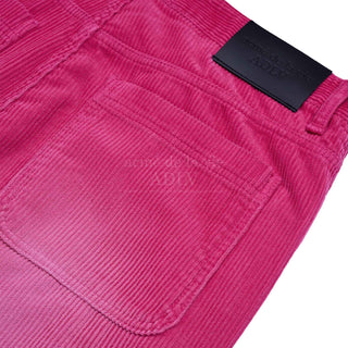 CORDUROY BRUSHED WASHING PANTS PINK