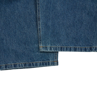 VARIEGATION DENIM PANTS BLUE