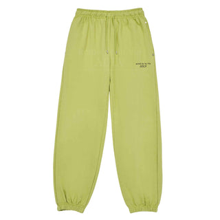 BASIC LOGO RIVET POINT PANTS LIME