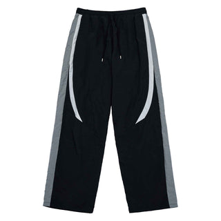 NEW SYMBOL LOGO SET UP PANTS BLACK