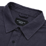 Load image into Gallery viewer, LETTERING LOGO WASHING SHIRT PURPLE
