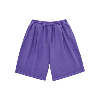 STAR LOGO PIGMENT BERMUDA SHORT PANTS PURPLE