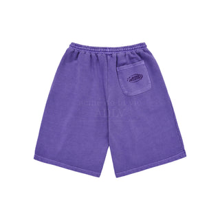 STAR LOGO PIGMENT BERMUDA SHORT PANTS PURPLE