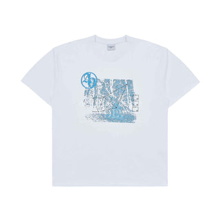 ADLV DIGITAL NOISE ARTWORK SHORT SLEEVE T-SHIRT WHITE