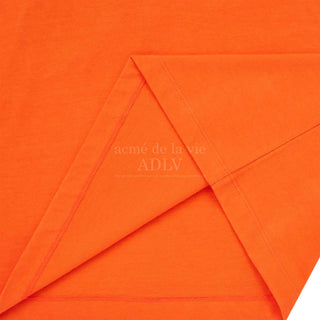 EMBOSSING SCRIPT LOGO SHORT SLEEVE T-SHIRT ORANGE