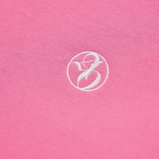 CIRCLE NEW SYMBOL LOGO BOLERO SWEAT SHIRT DARK PINK