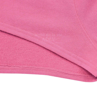 CIRCLE NEW SYMBOL LOGO BOLERO SWEAT SHIRT DARK PINK