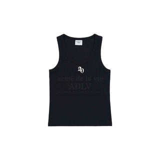 NEW SYMBOL LOGO TANK TOP BLACK