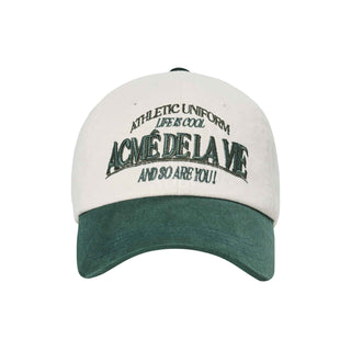 TWO TONE FISHING LOGO BALL CAP GREEN