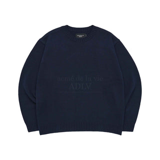 Y2K STAR LOGO KNIT NAVY