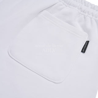 ADLV CIRCLE WAPPEN TRAINING SHORT PANTS (M) WHITE