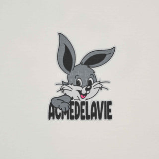 CARTOON RABBIT SHORT SLEEVE T-SHIRT CREAM