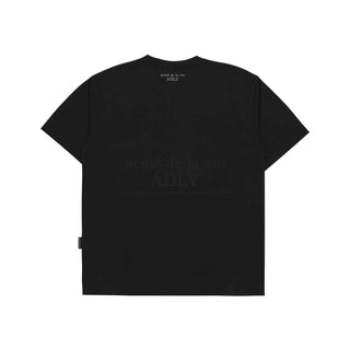 BLACK FUZZY RABBIT SHORT SLEEVE T-SHIRT BLACK